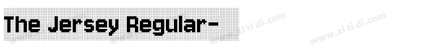 The Jersey Regular字体转换